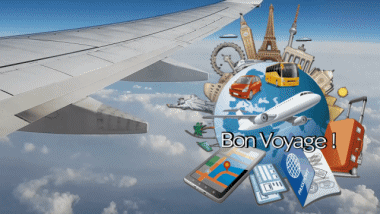 001 Animated Background Bon Voyage French Messages 