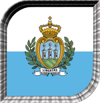 Plaza San Marino Europa Banderas 