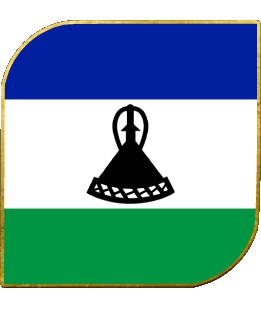 Plaza Lesoto África Banderas 