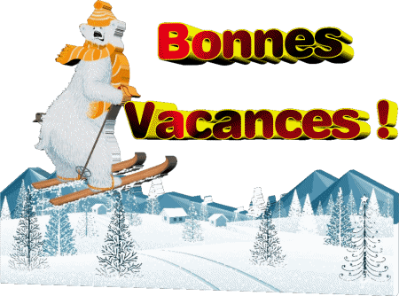 Serie 06 Bonnes Vacances Hiver Français Messages 