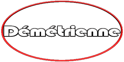 Démétrienne D FEMENINO - Francia Nombre 