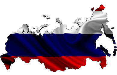 Map Russia Europe Flags 