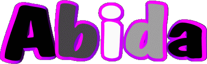 Abida A FEMININE - Maghreb Muslim First Names 