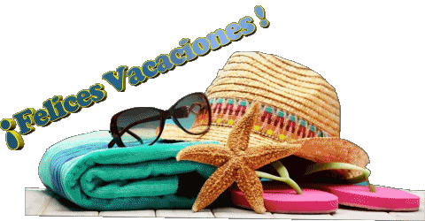 05 Fond Transparent Felices Vacaciones Espagnol Messages 