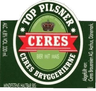 Ceres Danemark Bières Boissons 
