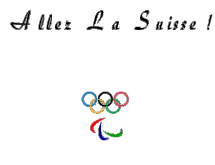 Jeux Olympiques Allez La Suisse Francés Mensajes 