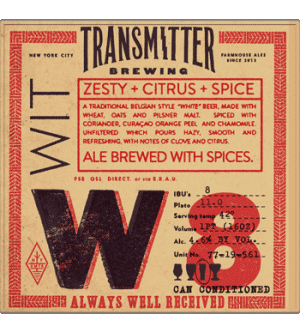 Transmitter USA Bier Getränke 