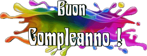 012 Transparenter Hintergrund Astratto - Geometrico Buon Compleanno Italienisch Nachrichten 