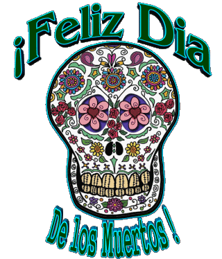 01 Feliz Dia de los Muertos Espagnol Messages 