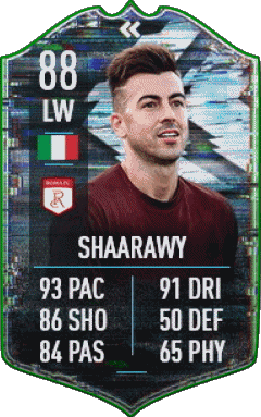 Stephan El Shaarawy Italie F I F A - Joueurs Cartes Jeux Vidéo Multi Média 