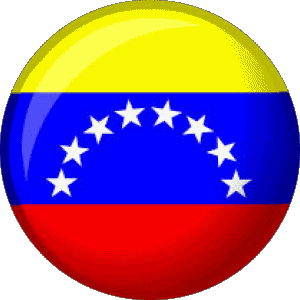 Tondo Venezuela America Bandiere 