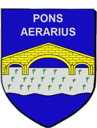 Wappen-Wappen BELLEGARDE 30 Abteilungen - Städte Frankreich Fahnen 