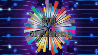 003 Fondo animado Astratto - Geometrico Buon Compleanno Italiano Mensajes 