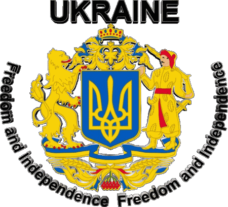 Freedom and Independence Ukraine Europe Flags 