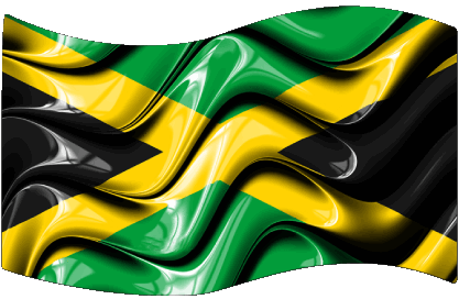 Rectangle Jamaica America Flags 