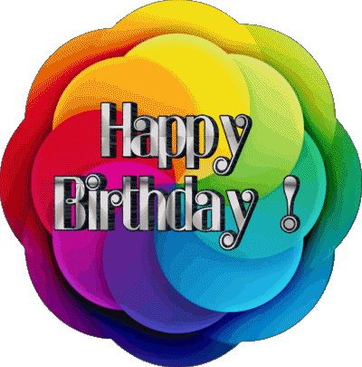 006 Transparent Background Abstract - Geometric Happy Birthday English Messages 