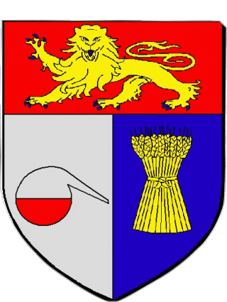 Blasone-Blasone OISSEL 76 Dipartimenti - Città Francia Bandiere 