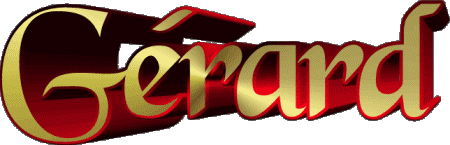 Gérard G MANN - Frankreich Vorname 