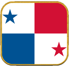 Carré Panama Amériques Drapeaux 