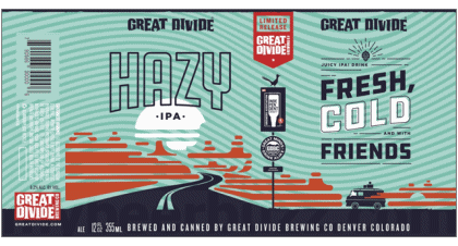 Great Divide USA Cervezas Bebidas 