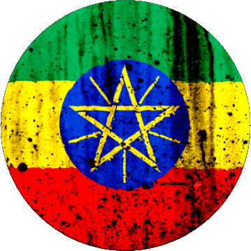 Rond Ethiopie Afrique Drapeaux 