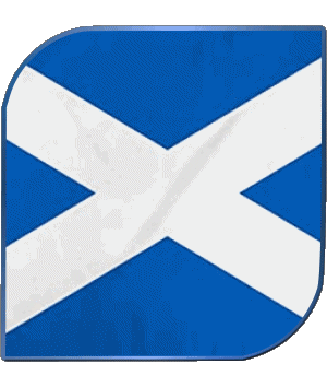Square Scotland Europe Flags 
