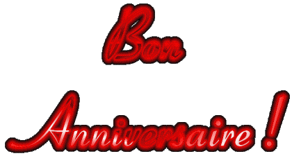 001 Fluo - Neon Bon Anniversaire Francese Messagi 