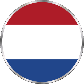 Rond Pays-Bas Europe Drapeaux 