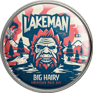 Big hairy-Big hairy Lakeman Nueva Zelanda Cervezas Bebidas 