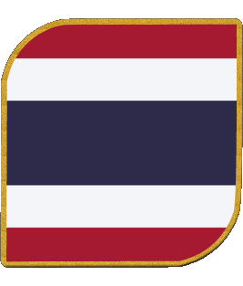 Carré Thaïlande Asie Drapeaux 