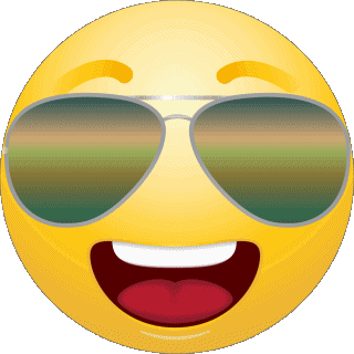 Sonnenbrille Emoticons Nachrichten 