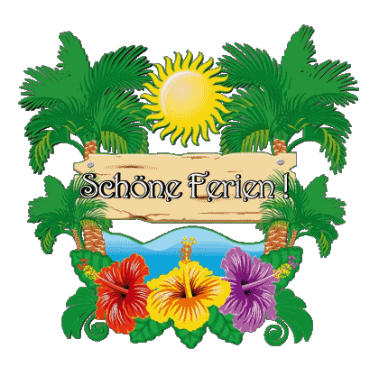 24 Fond Transparent Schöne Ferien Allemand Messages 