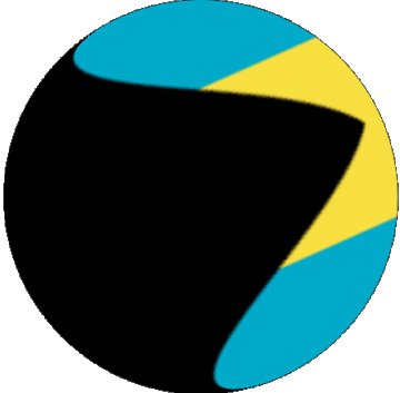 Kugel - Würfel Bahamas Amerika Fahnen 