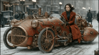 Epic Steampunk Vehicule A.I Mix Humor -  Fun 