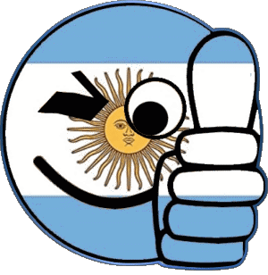 Faccina - OK Argentina America Bandiere 