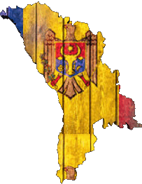 Map Moldova Europe Flags 