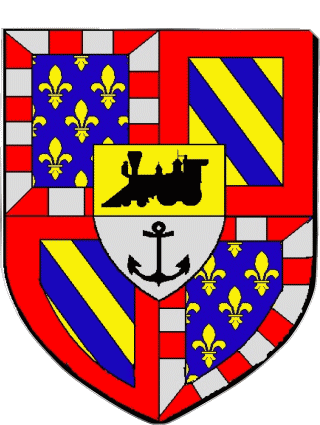 Blasone-Blasone MIGENNES 89 Dipartimenti - Città Francia Bandiere 