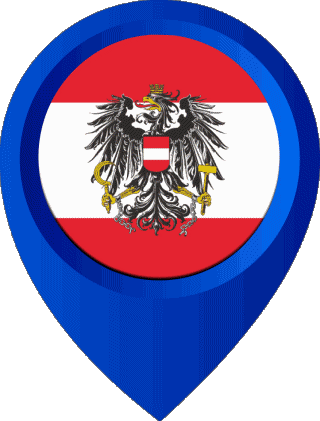 Perno di posizione Austria Europa Bandiere 