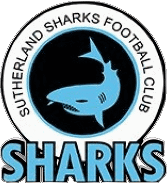 Sutherland Sharks FC Australie NPL Nsw FootBall Club Océanie Logo Sports 