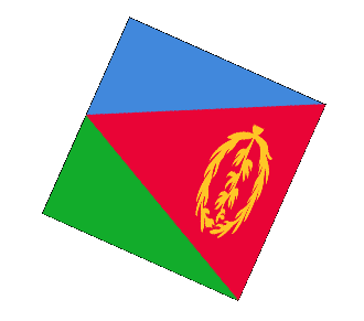 Sphere - Cube Erythrée Afrique Drapeaux 