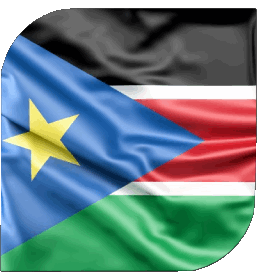 Platz Südsudan Afrika Fahnen 