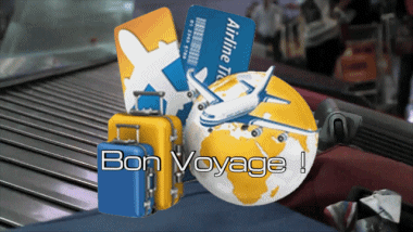 004 Sfondo animato Bon Voyage Francese Messagi 