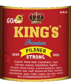 King's-Ggoa Indien Bier Getränke 