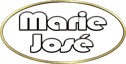 Marie José M Zusammengesetzter WEIBLICH - Frankreich Vorname 