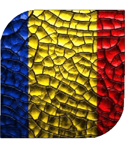 Carré Tchad Afrique Drapeaux 