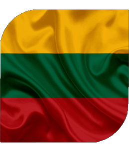 Square Lithuania Europe Flags 
