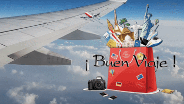 001 Animierter Hintergrund Buen Viaje Spanisch Nachrichten 