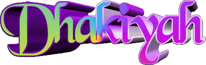 Dhakiyah D WEIBLICH - Maghreb Muslim Vorname 