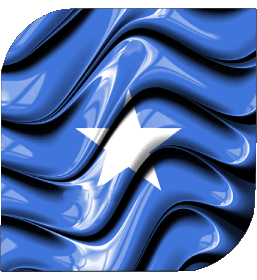 Carré Somalie Afrique Drapeaux 