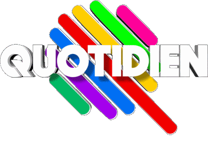 Logo-Logo Quotidien Emissionen TV-Show Multimedia 